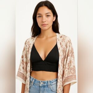 Black Satin Triangle Bralette L Y2K Minimalist Romantic Intimissimi Sleaze Pop